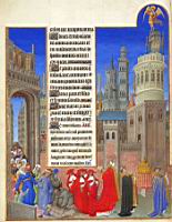 Procession (Les tres riches heures du Duc de Berry, des Freres Limbourg)